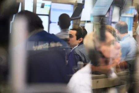 Most US stocks fall after bond market ups pressure